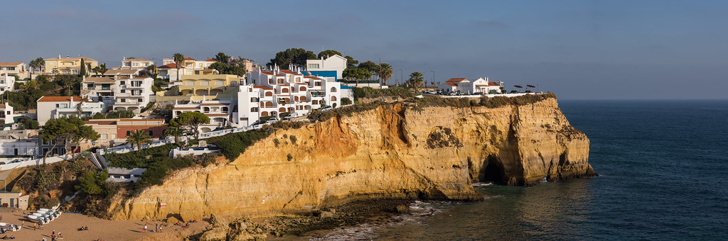 Vista aérea de Carvoeiro, Algarve